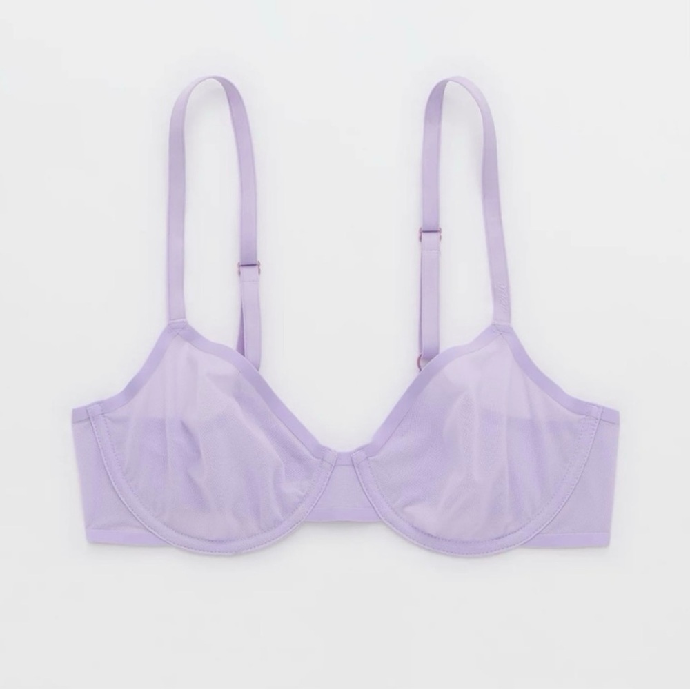 Aerie Women's Intimates Set - Pink, Purple, and Blue - Picture 3 of 4